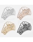 Fashion Gold Color Pure Color Decorated Hair Clip