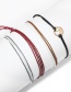 Fashion Claret Red Multi-layer Design Bracelets