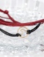 Fashion Claret Red Multi-layer Design Bracelets