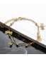 Fashion Gold Color Dragonfly Shape Decorated Bracelet