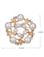 Fashion Gold Color Hollow Out Deisgn Brooch