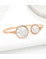 Fashion Gold Color Geometric Shape Decorated Bracelets(6pcs)