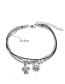 Fashion Silver Color Tortoise Shape Decorated Anklet