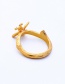 Fashion Gold Color Bee Shape Decorated Ring