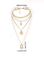 Fashion Gold Color Pearl Decorated Necklace