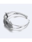 Fashion Silver Color Tortoise Shape Decorated Ring