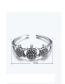 Fashion Silver Color Tortoise Shape Decorated Ring