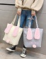 Fashion White Rabbit Ear Shape Decorated Shoulder Bag