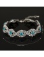 Fashion Silver Color+white Letter 8 Shape Design Full Diamond Bracelet
