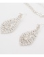 Fashion Silver Color Hollow Out Design Simple Jewelry Sets