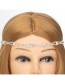 Fashion Silver Color Diamond Decorated Double Layer Hair Hoop