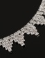Fashion Silver Color Pure Color Design Full Diamond Jewelry Sets