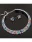 Fashion Multi-color Color Matching Design Jewelry Sets