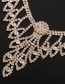 Fashion Gold Color Diamond Decorated Bridal Jewelry Sets