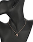 Fashion Gold Color House Pendant Decorated Long Necklace