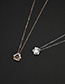 Fashion Silver Color House Pendant Decorated Long Necklace