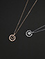 Fashion Gold Color Hollow Out Round Shape Decorated Necklace