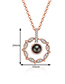 Fashion Silver Color Hollow Out Round Shape Decorated Necklace