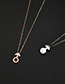 Fashion Silver Color Cartoon Arrow Shape Decorated Necklace
