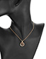 Fashion Gold Color Geometric Shape Decorated Long Necklace