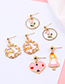 Fashion Pink Girl&poker Decorated Simple Earrings