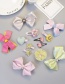 Fashion Pink+blue Bowknot Shape Decorated Hair Clip