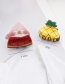 Fashion Yellow Pineapple Shape Decorated Hair Clip