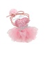 Fashion Pink Dress Shape Decorated Hair Clip