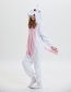 Fashion Light Pink Unicorn Shape Design Thicken Pajamas