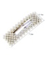 Elegant Mikly White Full Pearls Decorated Hair Clip
