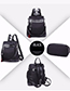 Trendy Black Tassel Decorated Pure Color Bag
