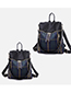Trendy Blue Grid Pattern Design Square Shape Bag