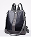 Trendy Dark Brown Square Shape Design Pure Color Bag
