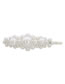 Fashion White Full Pearl Decorated Flower Shape Hair Clip