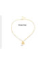 Fashion Gold Color Pure Color Decorated Libra Necklace