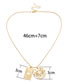 Fashion Gold Color Crab Pattern Decorated Nekclace