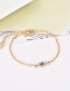 Fashion Gold Color Butterfly&flower Decorated Bracelet(6pcs)