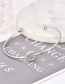 Fashion Silver Color Crown Shape Decorated Bracelet(3pcs)