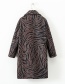 Fashion Brown Lapel Design Coat