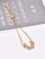 Fashion Gold Color Wing Shape Decorated Bracelet