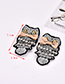 Fashion Silver Color Owl Shape Decorated Shoe Buckle