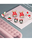 Fashion Multi-color Christmas Tree Shape Decorated Earrings