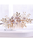 Fashion Gold Color Flower Shape Decorated Hair Accessories