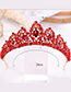 Fashion Red Crown Shape Decorated Hair Accessories