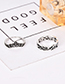 Fashion Silver Color Waterdrop Shape Decorated Rings(9pcs)