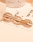 Fashion Gold Color+white Oval Shape Decorated Hair Clip