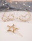 Fashion Gold Color Round Shape Decorated Hair Clip