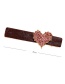 Fashion Claret Red Star Shape Decorated Hair Clip