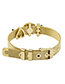 Fashion Gold Color Letter Pattern Decorated Bracelet