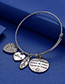 Fashion Silver Color Tree Shape Decorated Bracelet